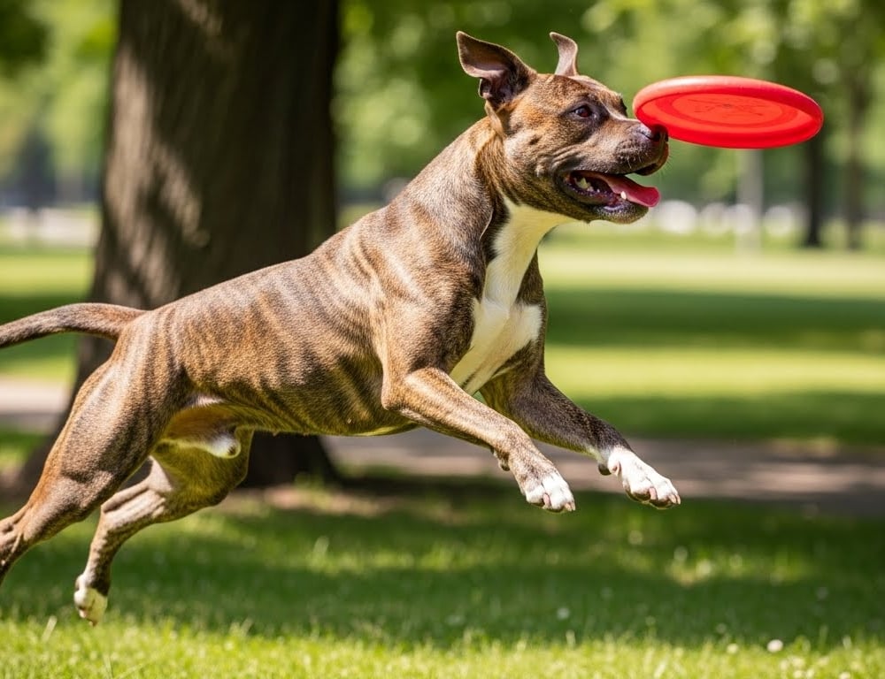 American Pit Bull Terrier dog breed - United States, United Kingdom - MEDIUM