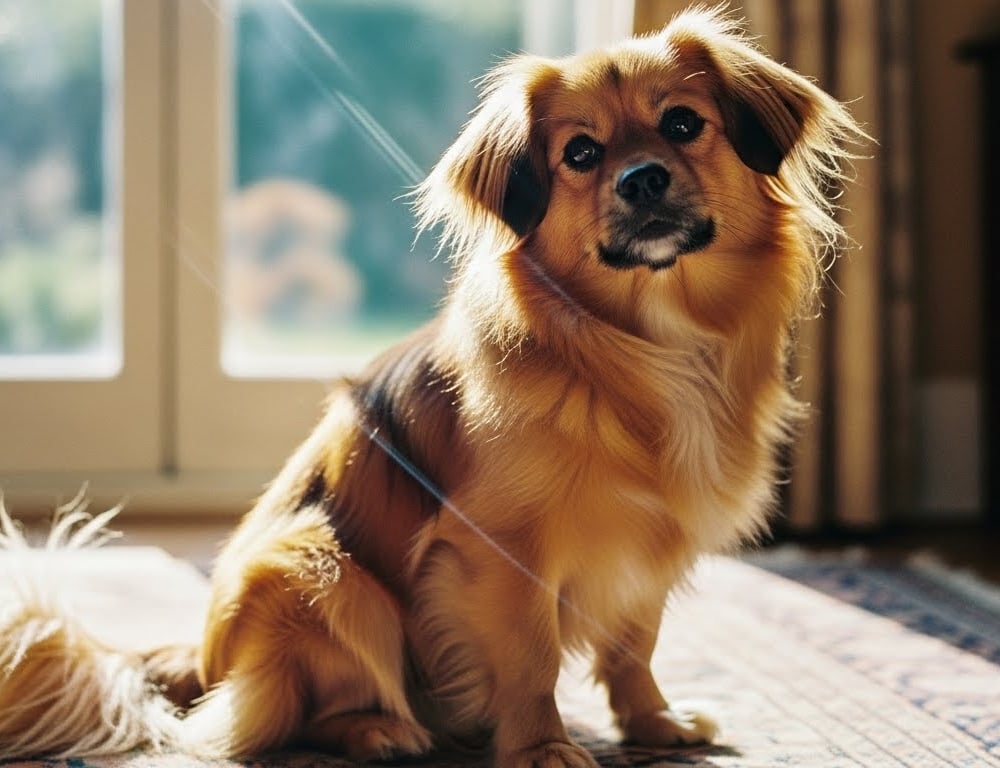 Tibetan Spaniel dog breed - Tibet - SMALL