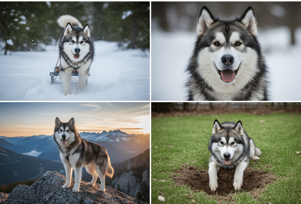 Alaskan Malamute dog breed