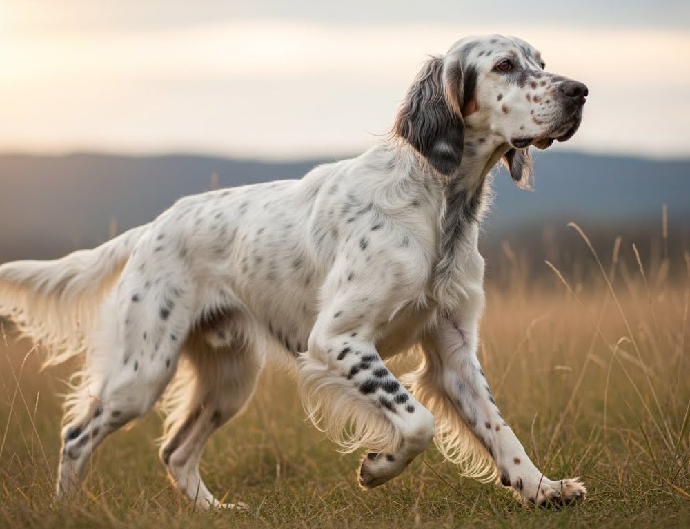 English Setter dog breed - England - LARGE