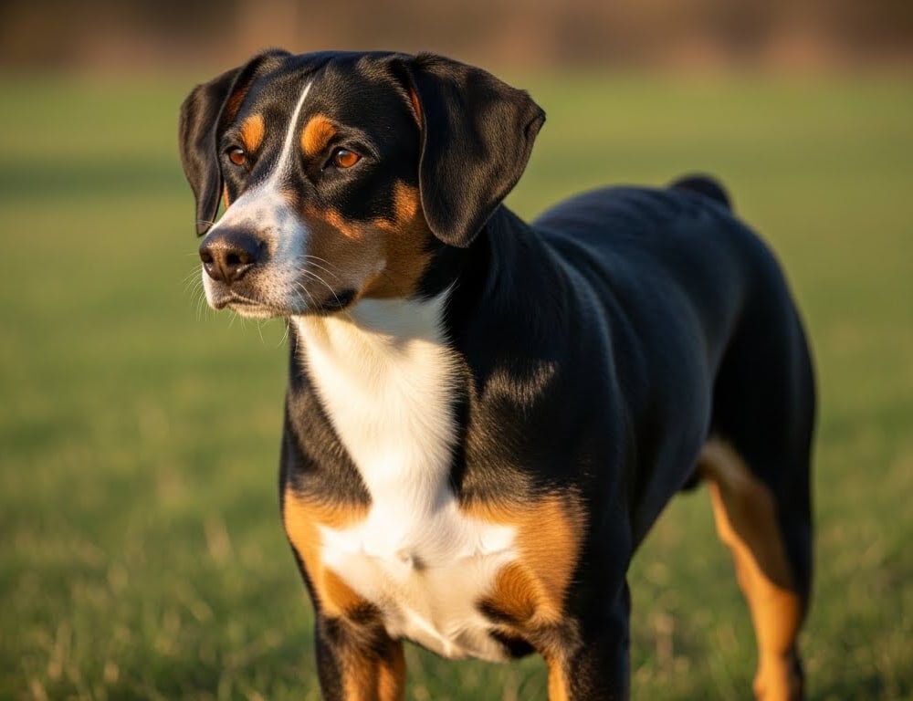 Entlebucher Mountain Dog dog breed - Switzerland - LARGE